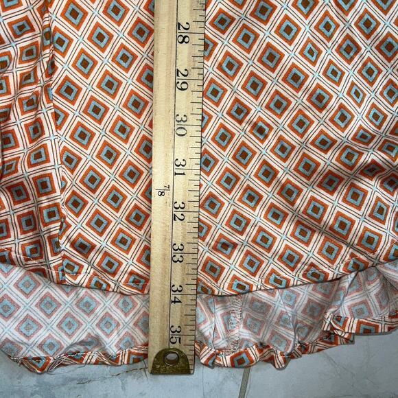 Free People NWT It Takes Two Geometric Print Collared Open Back Dress Size S - Picture 10 of 15